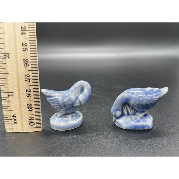 Wade England Noah's Ark Figurines Red Rose Lot Lion Lamb Duck Geese Hippo Fish - Picture 11 of 16